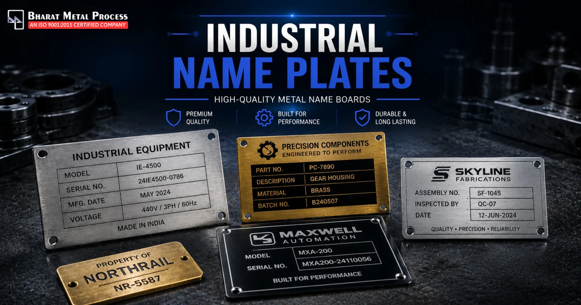 High-Quality Metal Name Boards